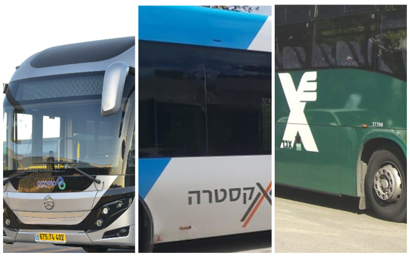 אוטובוסים בירושלים (צילומים: אגד, סופרבוס, אקסטרה)