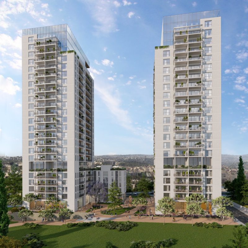 הדמיית הפרויקט ברחוב קדושי בבל בארמון הנציב (צילום הדמיה: בית ירושלמי)
