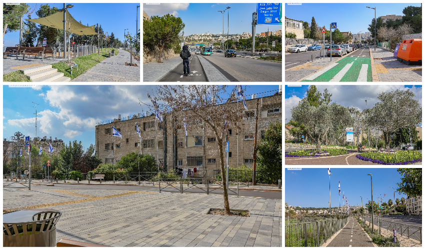 רחובות ששודרגו השנה בירושלים (צילומים: ארנון בוסאני)