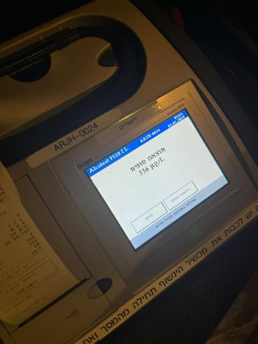 בדיקת ינשוף (צילום: דוברות המשטרה)