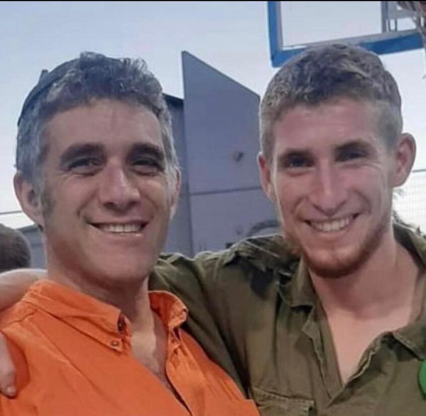 ענר ז"ל ומשה שפירא (צילום: אלבום משפחתי)
