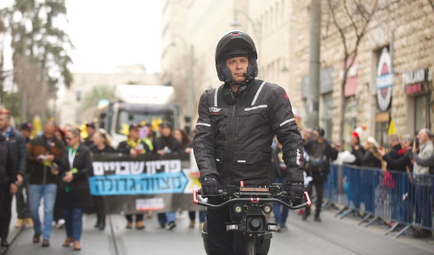 היערכות משטרת מחוז ירושלים במהלך פורים 2024 (צילום: דוברות המשטרה)
