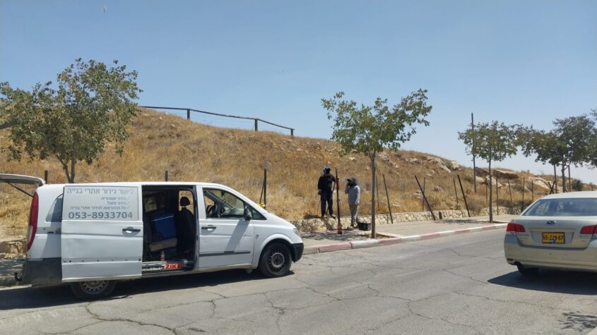 הגידור במצפתל (צילום: המטה להצלת המצפתל)