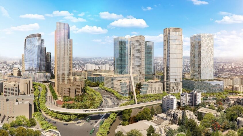 רובע הכניסה לעיר (צילום הדמיה: טוטם באדיבות חברת עדן)