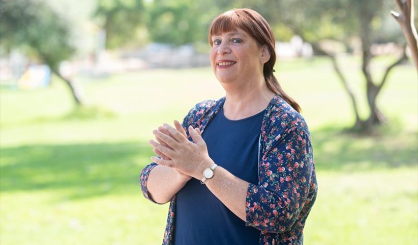 המופע "בציפורני עצמי" של הדס נתן (צילום: בוגי סוקולוב)