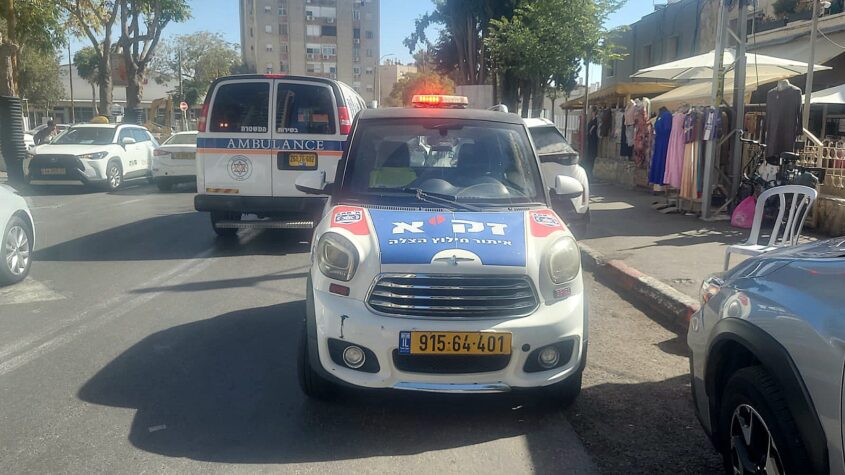 הזירה בקרית היובל (צילום: זק"א)
