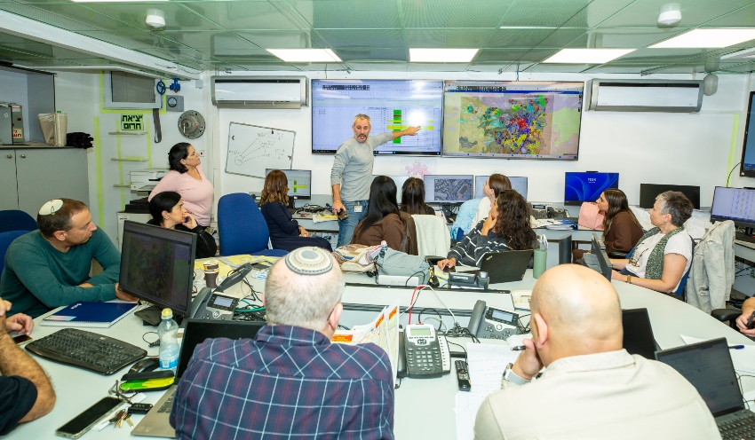 תרגיל פתע אזורי לבחינת מוכנות אספקת מים בשעת חירום (צילום: הגיחון)