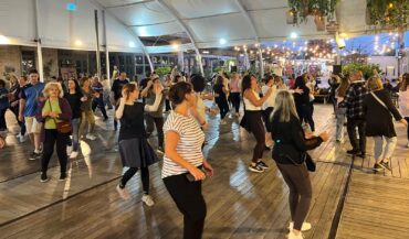 ריקודים במתחם התחנה (צילום: האיחוד הירושלמי)