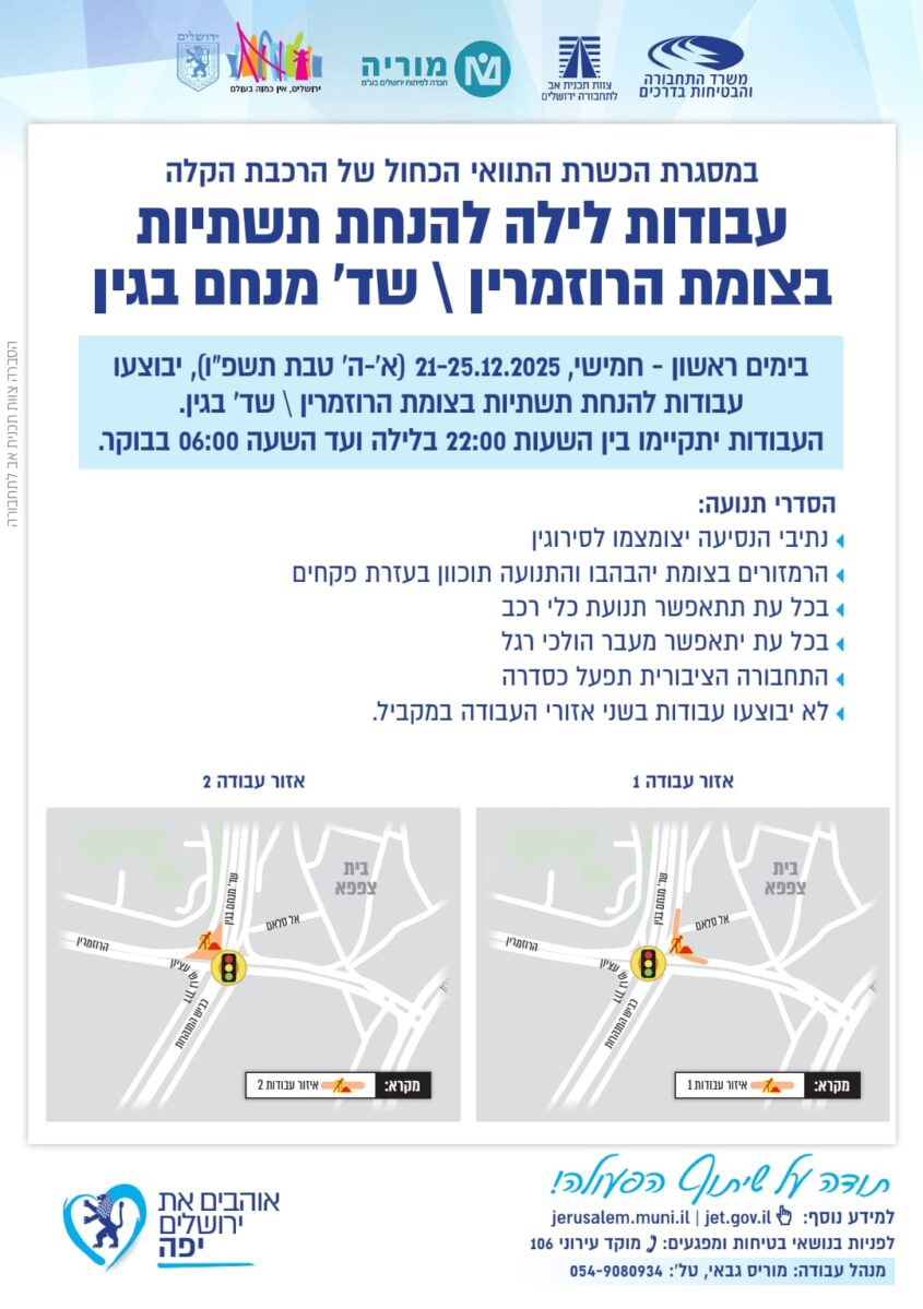 הסדרי התנועה בצומת רוזמרין-בגין