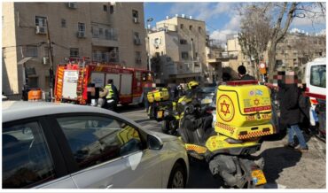 הזירה ברוממה (צילום: תיעוד מבצעי מד"א)