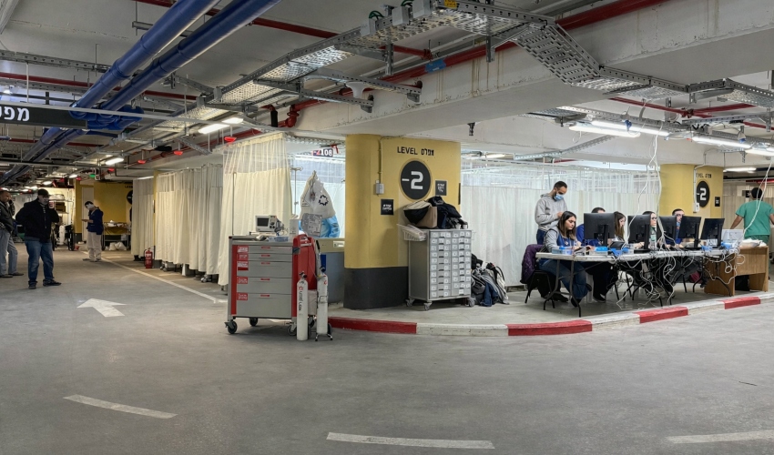 המתחם התת קרקעי הממוגן (צילום: דוברות שערי צדק)