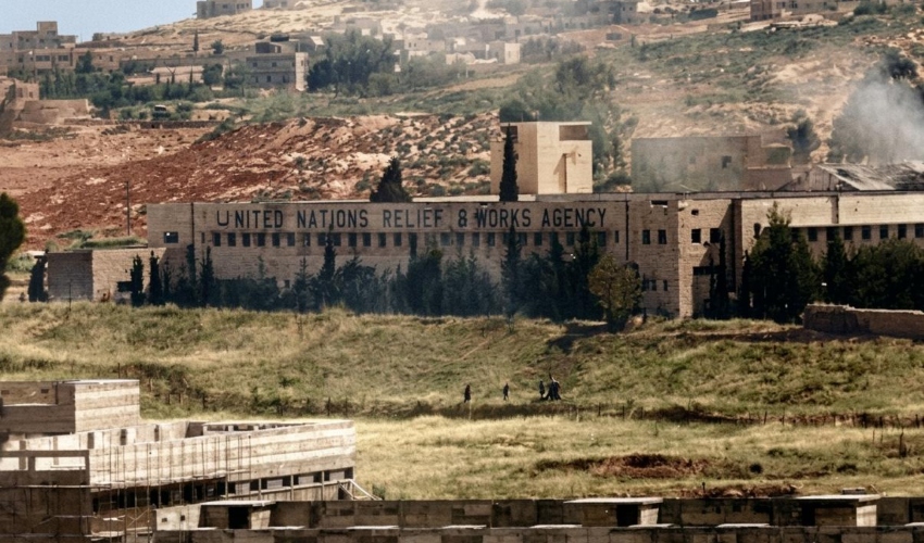 בית הספר לשוטרים לאחר הקרב על גבעת התחמושת, 1967 (צילום: דובר צה"ל)