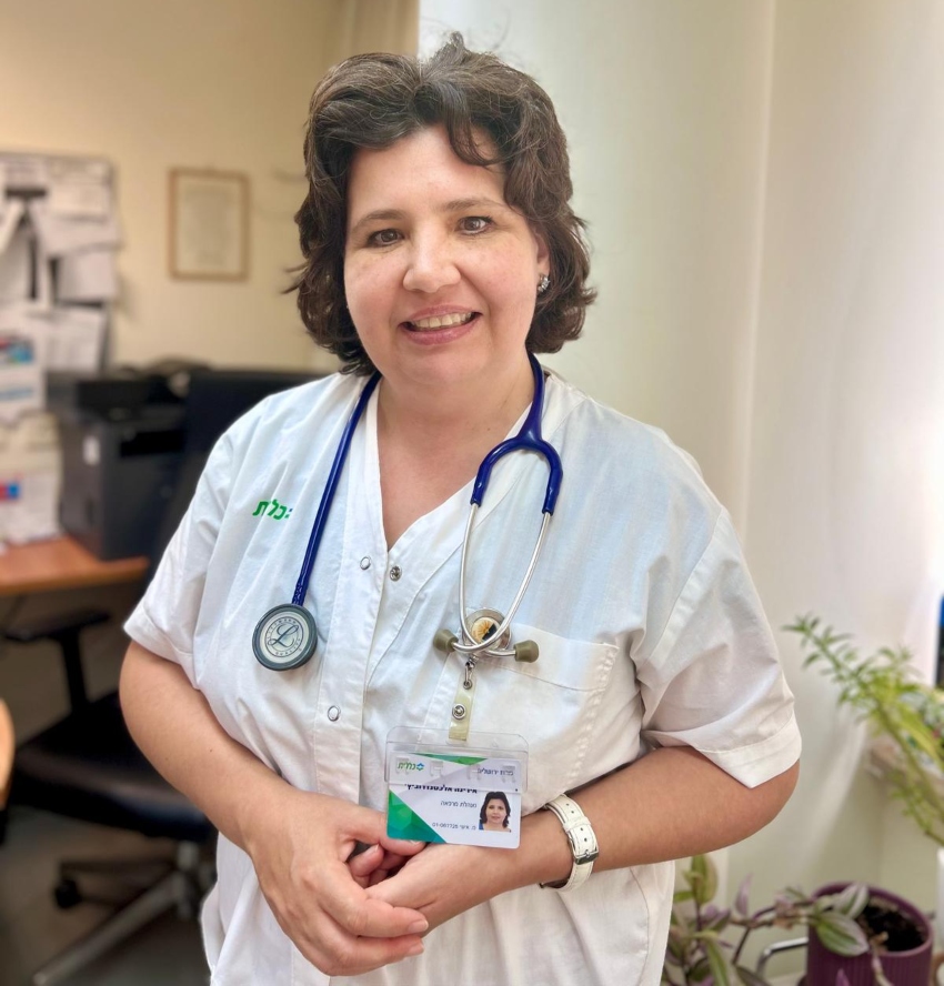 ד"ר אירינה אלכסנדרוביץ', מנהלת מרפאת מעוז (צילום: דוברות כללית)