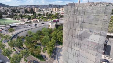 הדמיית מתיחת הפנים באיזור רחוב האומן (הדמייה: טוטם באדיבות חברת עדן)
