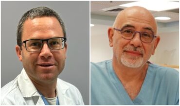 ד"ר וולדימיר פלוטקין וד"ר משה ברג (צילום: דוברות כללית)