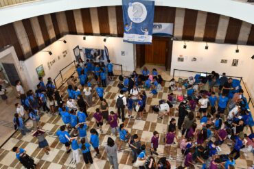 תלמידים מרחבי העיר בפרוייקט "יוניקורן" (צילום: לינה מיארה)