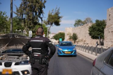 מבצע "'דרך בטוחה" של סיירת האופנועים הארצית (צילום: דוברות המשטרה)
