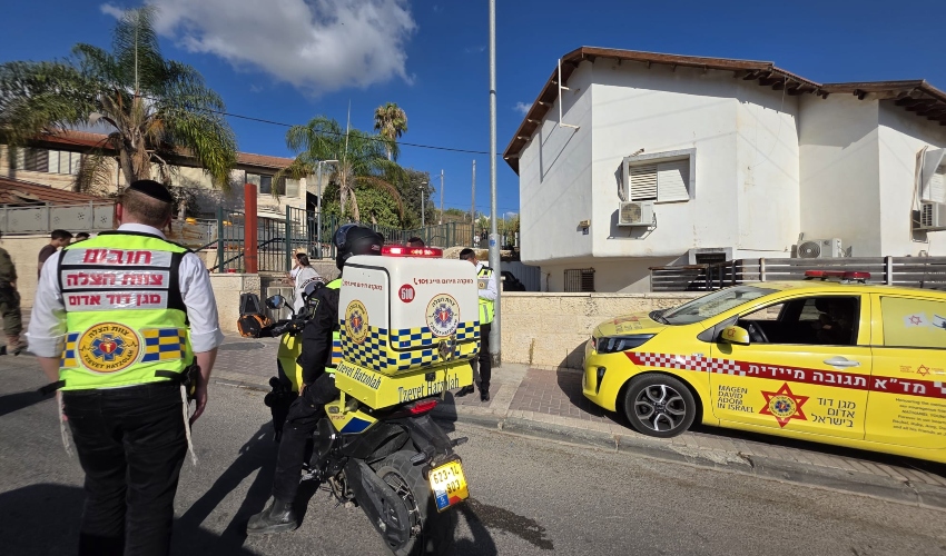 הזירה בבית שמש (צילום: תיעוד מבצעי מד"א)