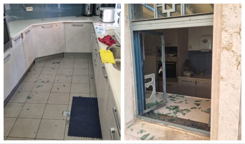 ונדליזם בבית הכנסת הרפורמי "קול הנשמה" (צילום ארכיון: באדיבות קול הנשמה)