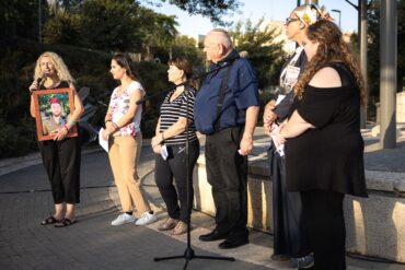 טקס חנוכת המיצב החדש בגן הנופלים בפסגת זאב (צילום: עטרה כהן)