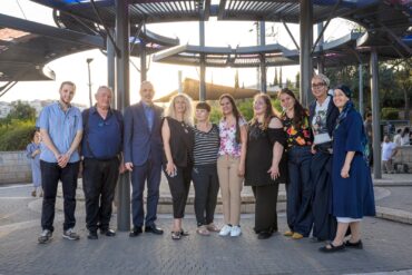 טקס חנוכת המיצב החדש בגן הנופלים בפסגת זאב (צילום: עטרה כהן)