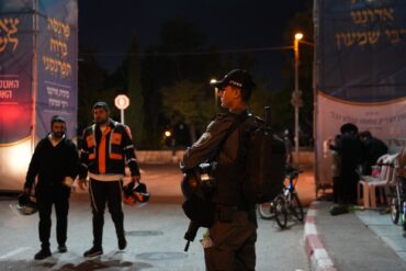 תיעוד מההילולה שנה שעברה (צילום: דוברות משטרה)